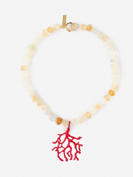 J. McLaughlin Jewelry - J McLaughlin Coral Necklace - Red/Multi NEW